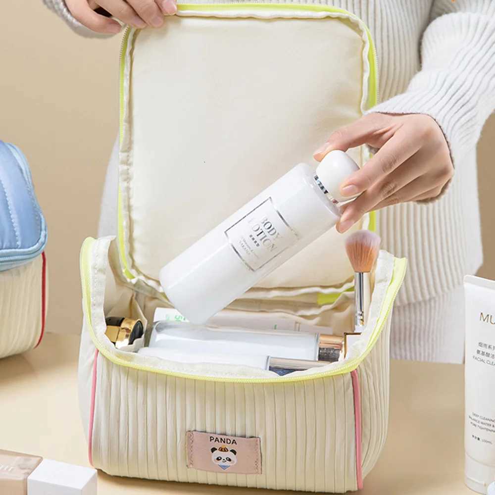 Lovely House Makeup Bag Large Capacity Toiletry Bag Handheld Cosmetic Bag Skincare Storage Bag Travel W Bag for Wan D251011