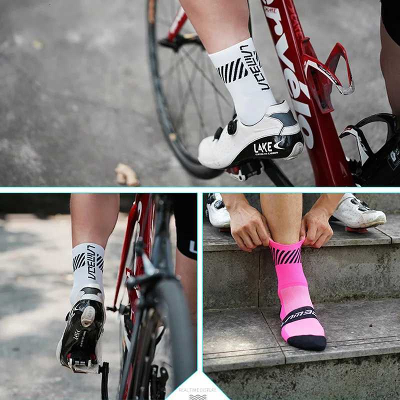 Lameda Mens Cycling Socks Breathable Bike Socks Not Tight Outdoor Sports Socks Men Cycling Socks Sports SocksW251011