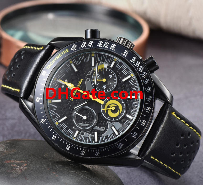 AAAAA Sea 007 master Professional 8 Rocket Planet Moon Quartz Watch Mission to Moonshine Gold Mercury 42mm Full Function Chronograph Wristwatches