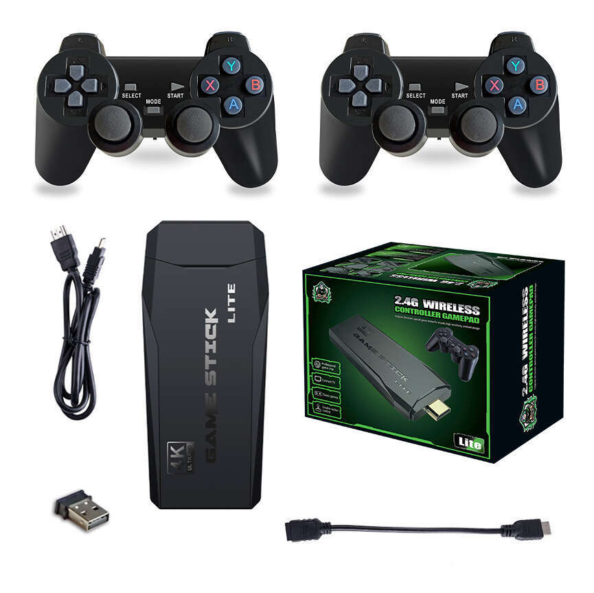 M8 for Home Use, Connects to TV, HD Wireless Dual Controller, PSP Arcade Retro Game Console 2