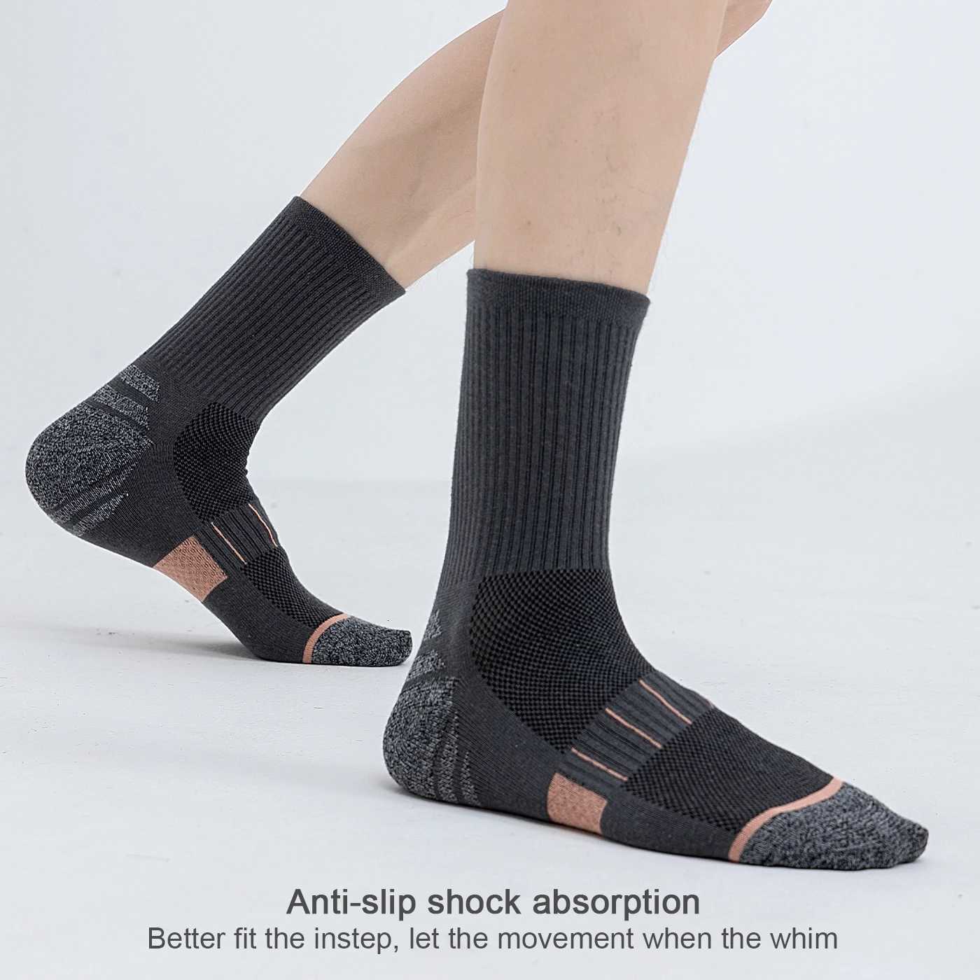 5 Pairs Mens Socks Hiking Black Sports Basketball Socks Casual Soft Running Summer Absorb Sweat Breathable Male Sokken GiftsW251011