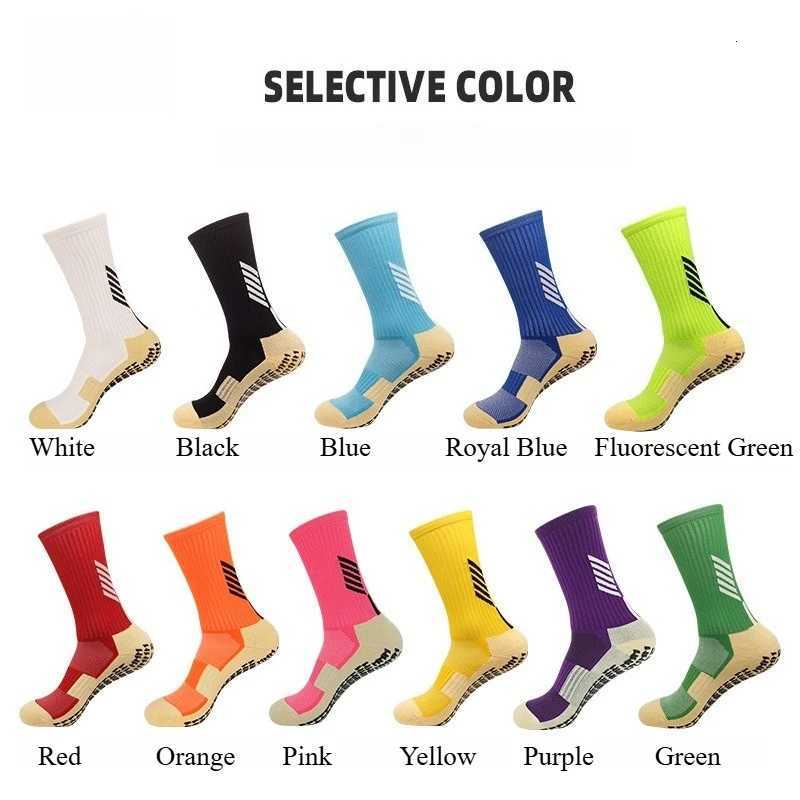New ANTI SLIP Tapedesign Football Socks Mid Calf NonSlip Soccer Sport Cycling Sports Mens Sock EU3844W251011
