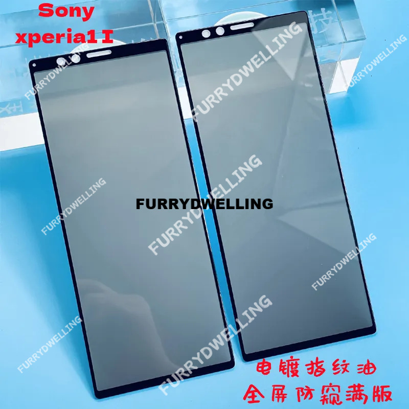 Wholesale 3D Dwe74 Privacy Screen Protectors J8110 J8170 J9110 J9150 Anti-Spy Protective Glass For Sony Xperia 1