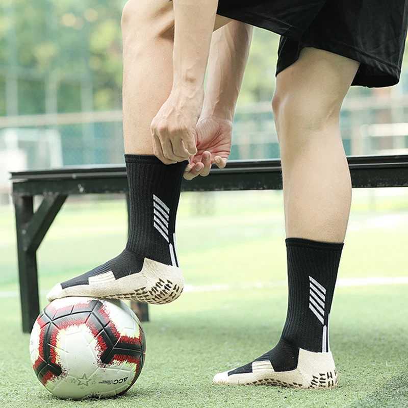 Best Quality Anti Slip Soccer Socks Adults Athletic Grip Sports Sock Non Slip Children Socks Football Basketball Hockey UnisexW251011