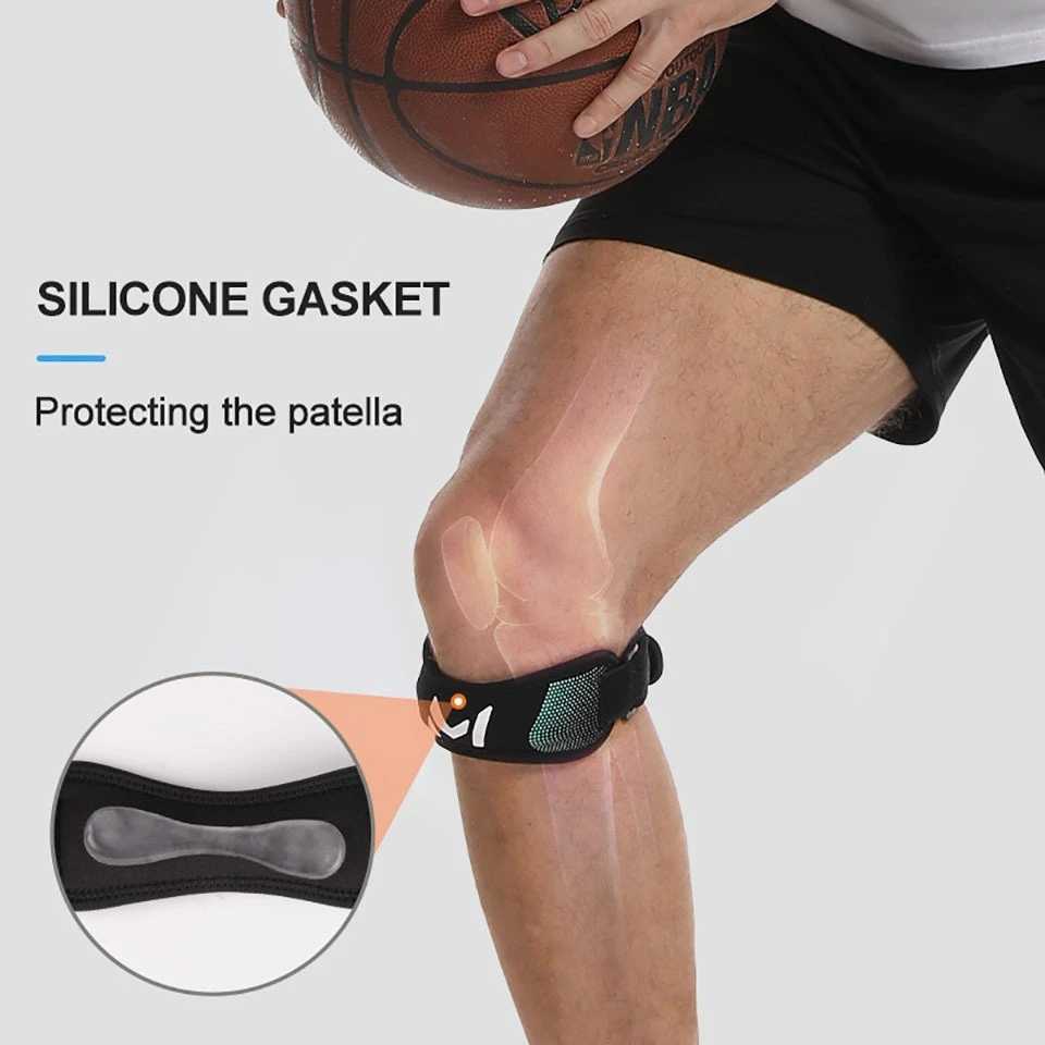 GTUBIKE 1PCS Adjustable Knee Patellar Tendon Support Strap Band Knee Support Brace Pads for Running basketball Outdoor Sport C251011