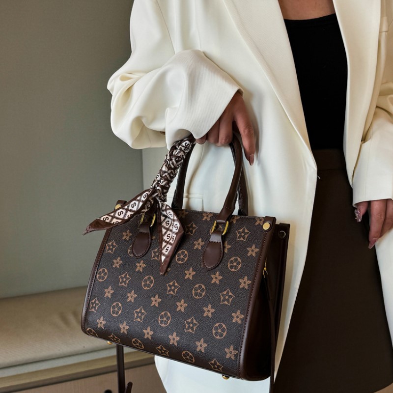 Free shipping Fashionable versatile shoulder bag large capacity hand-held crossbody bag retro vintage floral tote bag