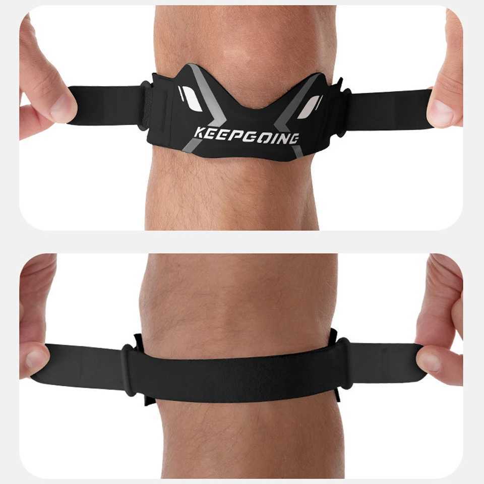 GTUBIKE 1PCS Patella Band Protection Kneecap Knee Tendon Support Strape Brace Adjustable Absorption Compression Pad Basketball C251011