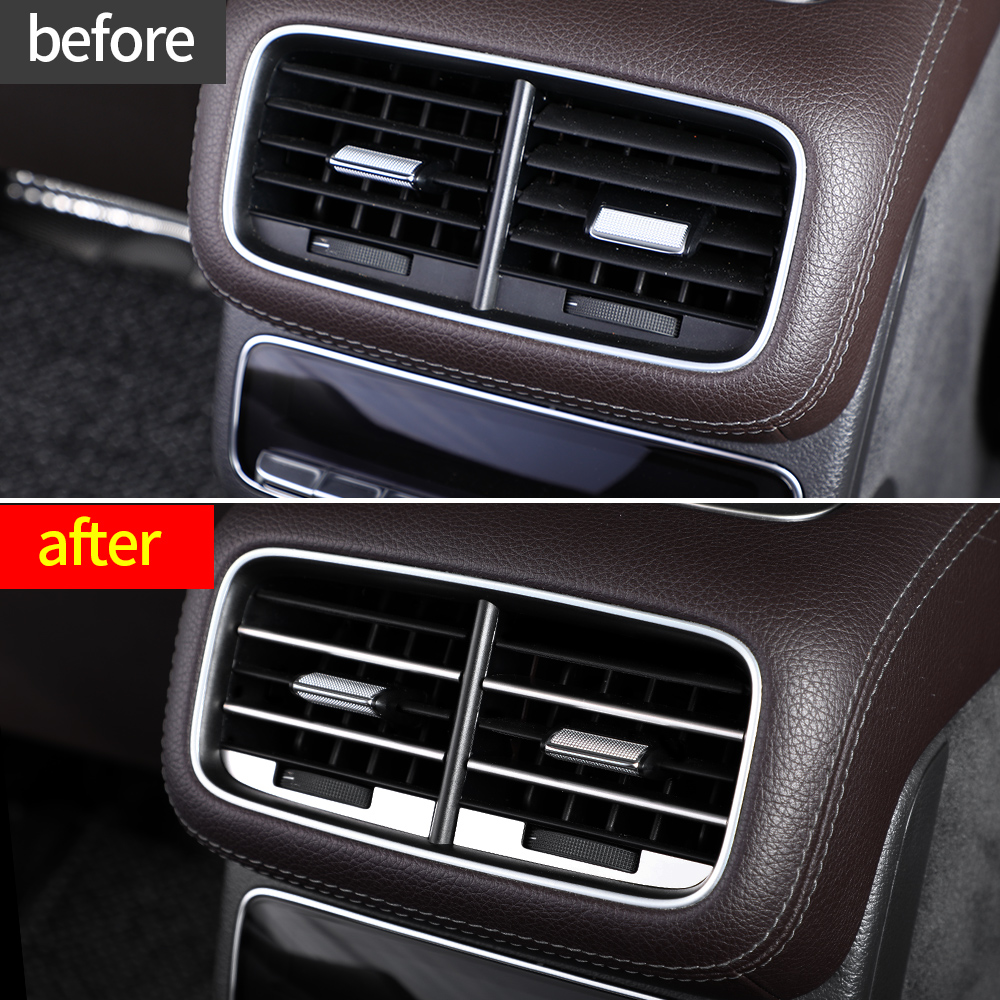 Car Rear Air Outlet Cover Trim Decoration for Mercedes-Benz GLE350 W167 GLE450 53 AMG 580 63 AMG S GLS450 X167 58 2020-2025 Interior Accessories