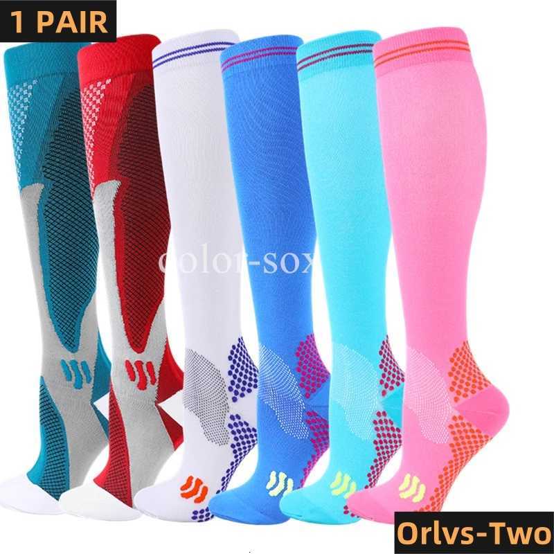 New Compression Socks 2030mmhg High Stockings Men Women Sports Socks For Marathon Cycling Football Varicose Veins EU3650 MeiasW251011