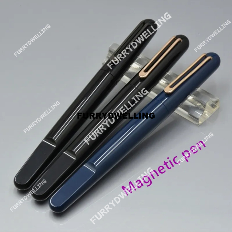 Wholesale High Quality Dwe74 12 Colors Magnetic Roller Ball Pen Business Office Stationery Luxurs Promotion Pens For Birthday Gift