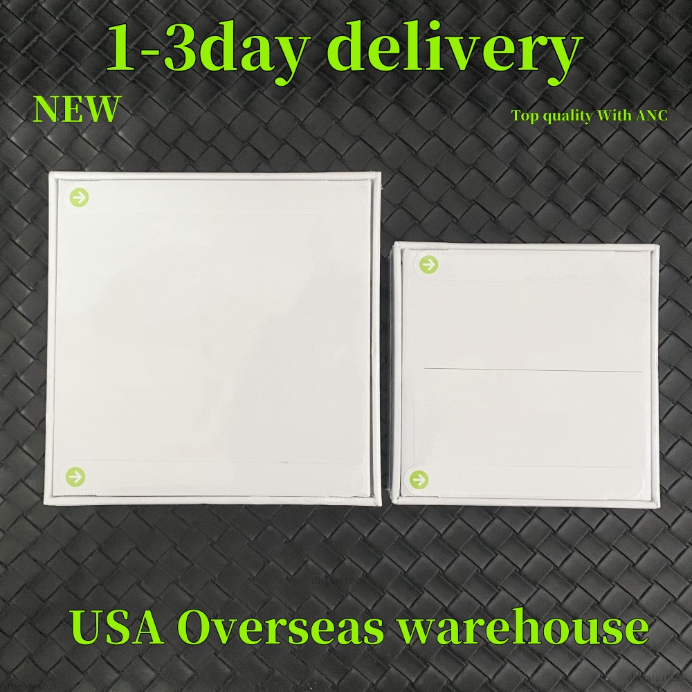 USA Stock For Apple Airpods Pro 2 3 3nd Airpodspro Airpods 4 ANC Pros Headphone Accessories Silicone Protective Earphone Case Wireless Charging Shockproof Cover