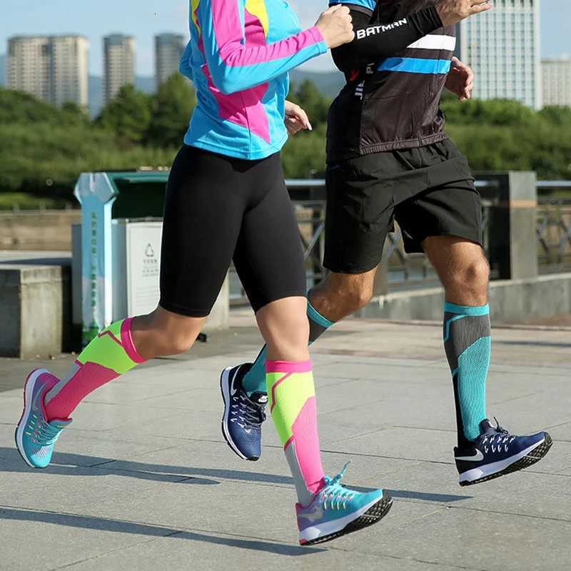 567 Double Compression Socks Men Women Marathon Football Hiking Sports Socks Medical Varicose Diabetes Pregnancy Elastic SocksW251011