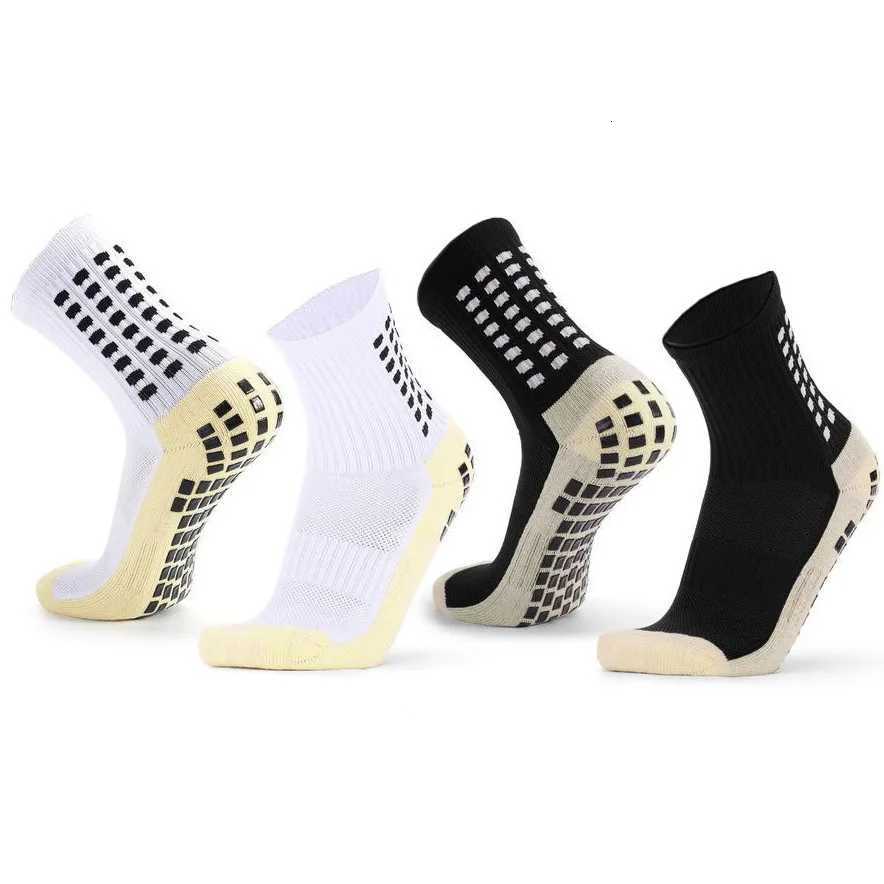 3Pairs Non Slip Grip Breathable Socks Men Women Professional Athletic Towel Bottom Shockproof for Football BasketballW251011