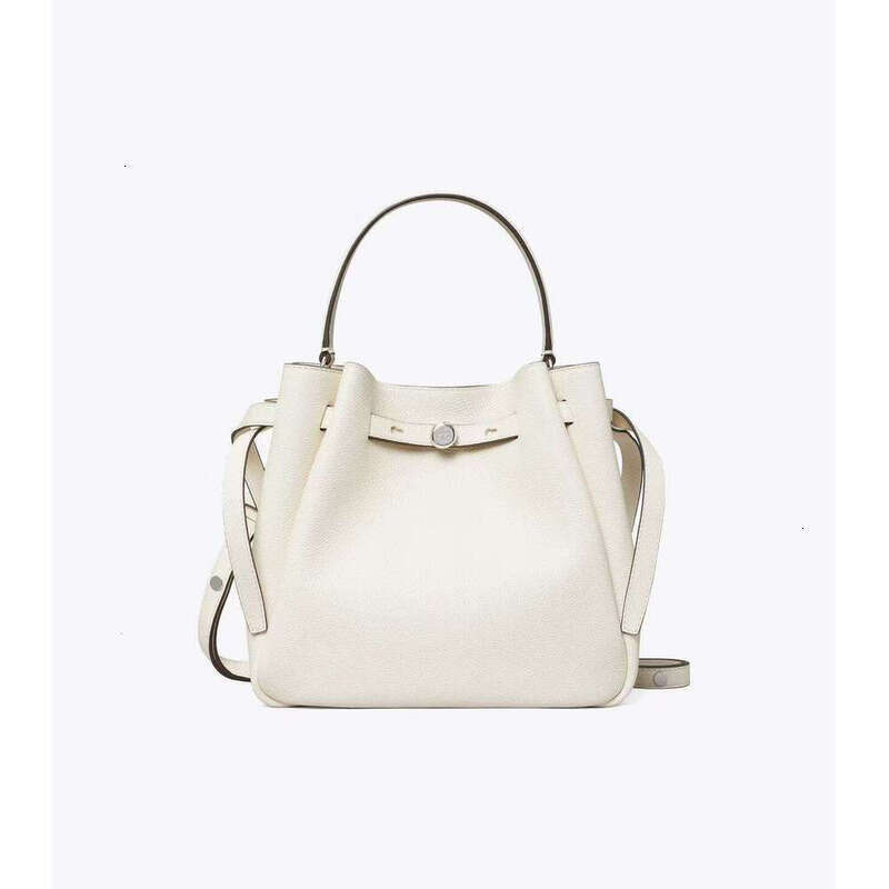 designer Luxury bag Women's Cowhide Tote Single Shoulder Crossbody Handbag Large Capacity Genuine Leather Drawstring Basket Romy Bucket Bag