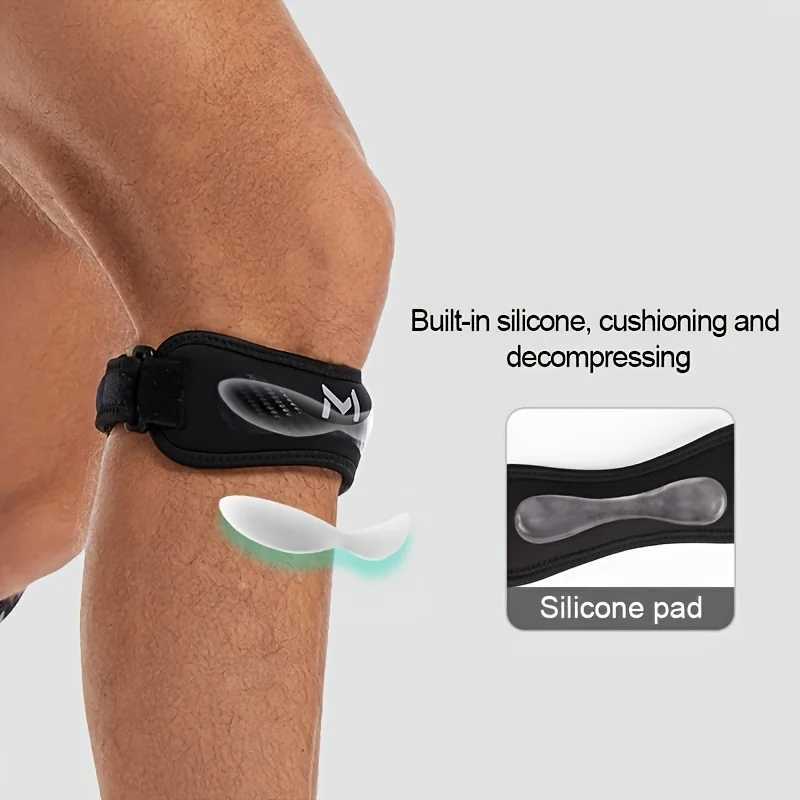 1Pcs Sports Patella Strap Knee Brace Support for Arthritis ACL Running Basketball Meniscus Tear Sports Athletic C251011