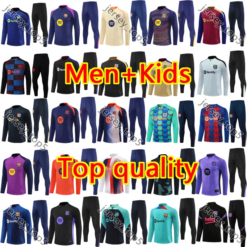 2025 26 chandal baRCElone Tracksuit LAMINE YAMAL LEWANDOWSKI soccer TRAINING barcelonaES 24 25 26 GAVI PEDRI RASHFORD men kid kit barcalona football Tracksuits