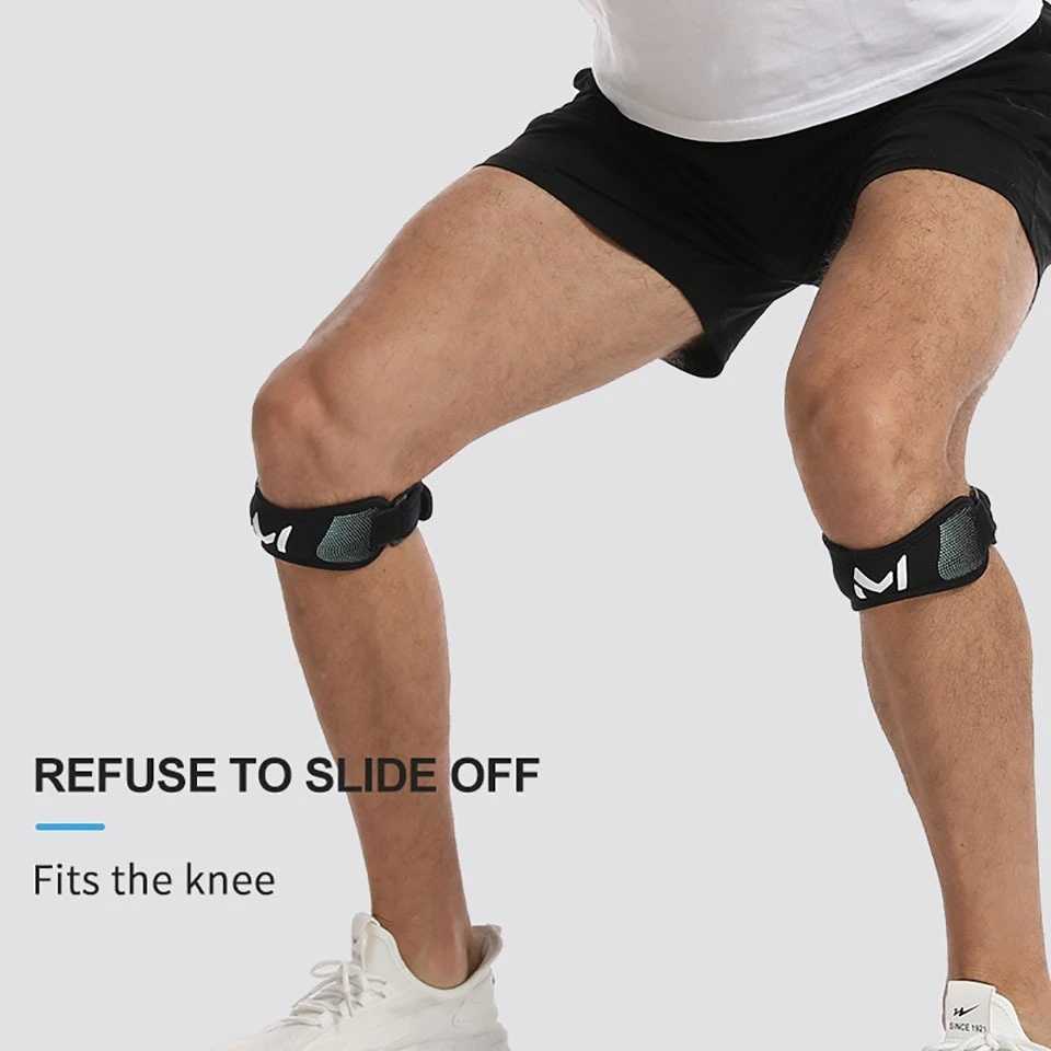 GTUBIKE 1PCS Adjustable Knee Patellar Tendon Support Strap Band Knee Support Brace Pads for Running basketball Outdoor Sport C251011