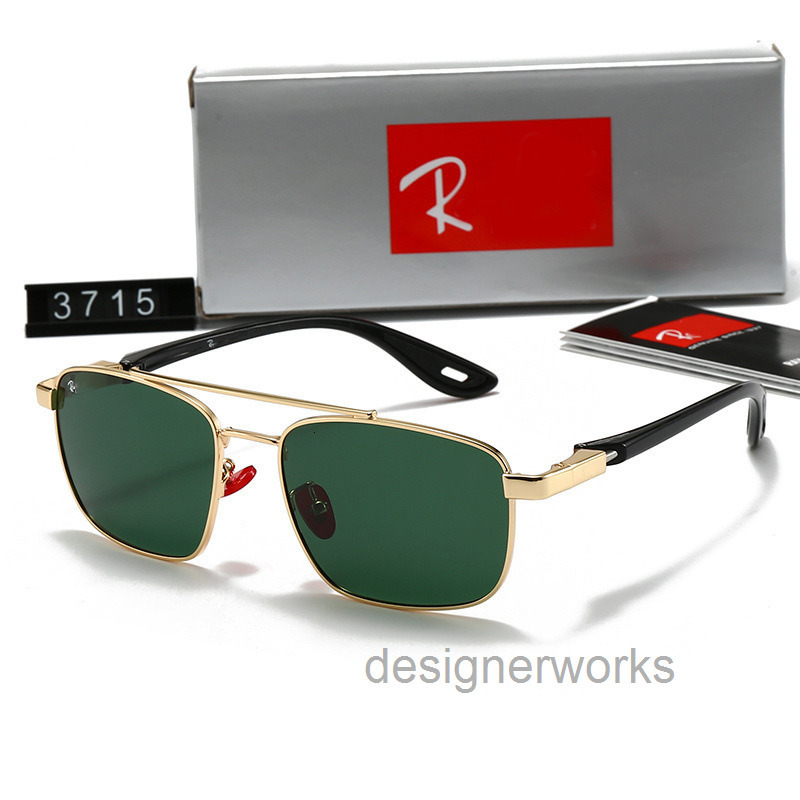 designer luxury rayban ray bans rayband sunglasses ray banssunglasses for men women New Double Bridge Metal Polarized Sunglasses for Men and Wom sun glasses YUSX