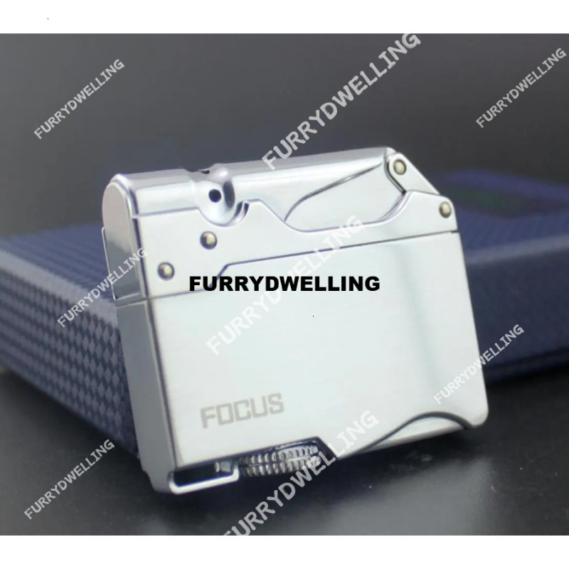New Arrival Novelty Metal Jet Gas Iatable Butane Lighter Turbinefocus Torch Can Dwe74 Be Placed Cigarette Case2160866