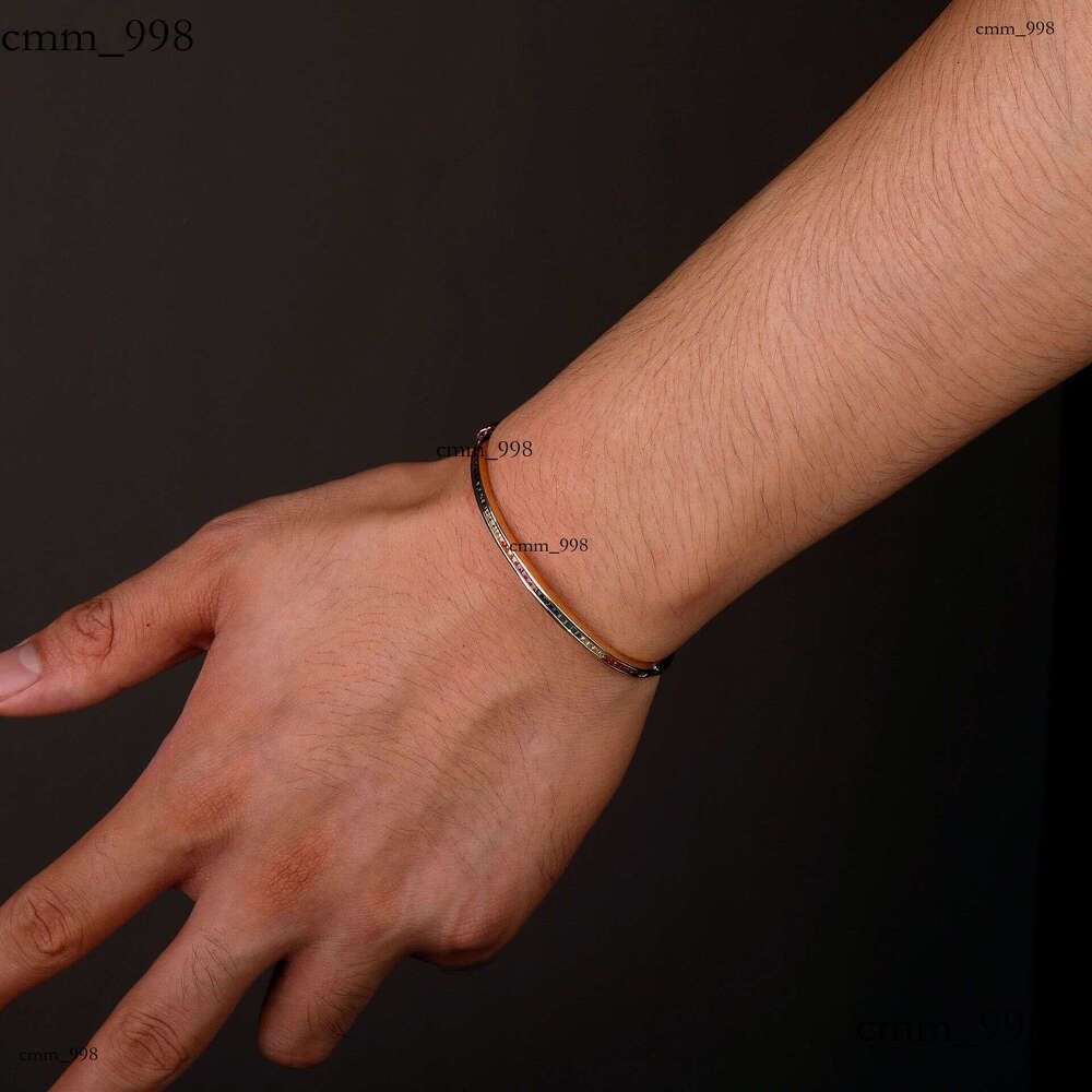 Colorful Full Dia Star Trendy Design Sense Unisex Bracelet Ins Style Jewelry Accessories