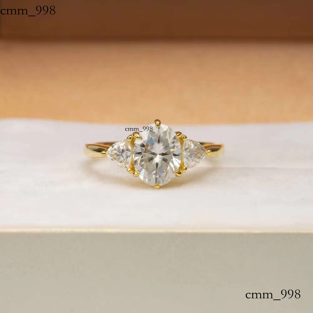 Vvs Engagement Sier Ring Wholesale Fine Jewelry Women Moissanite Wedding Rings