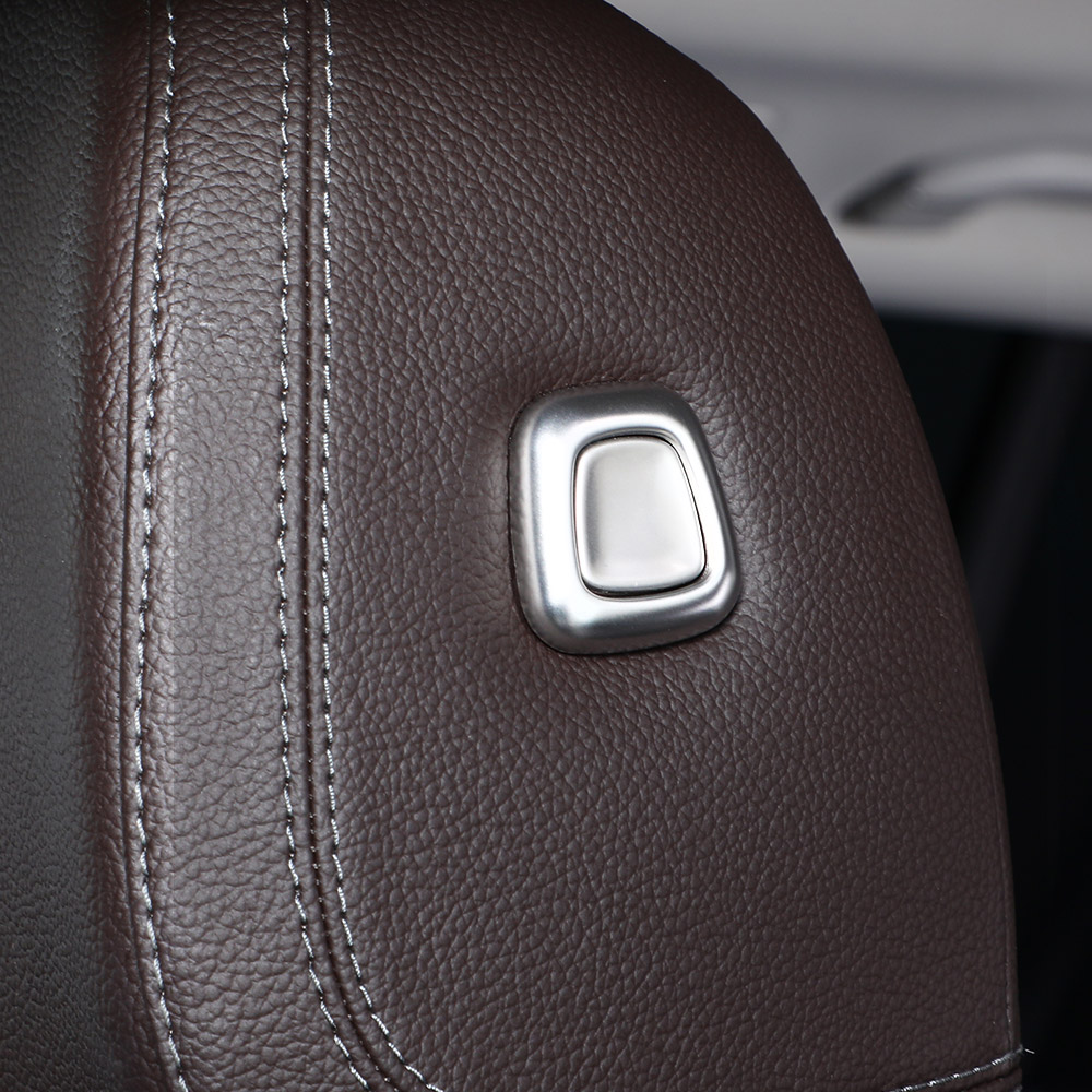 Car Seat Headrest Button Cover Trim for Mercedes-Benz GLE350 W167 GLE450 53 580 63 AMG S GLS450 X167 Interior Accessories