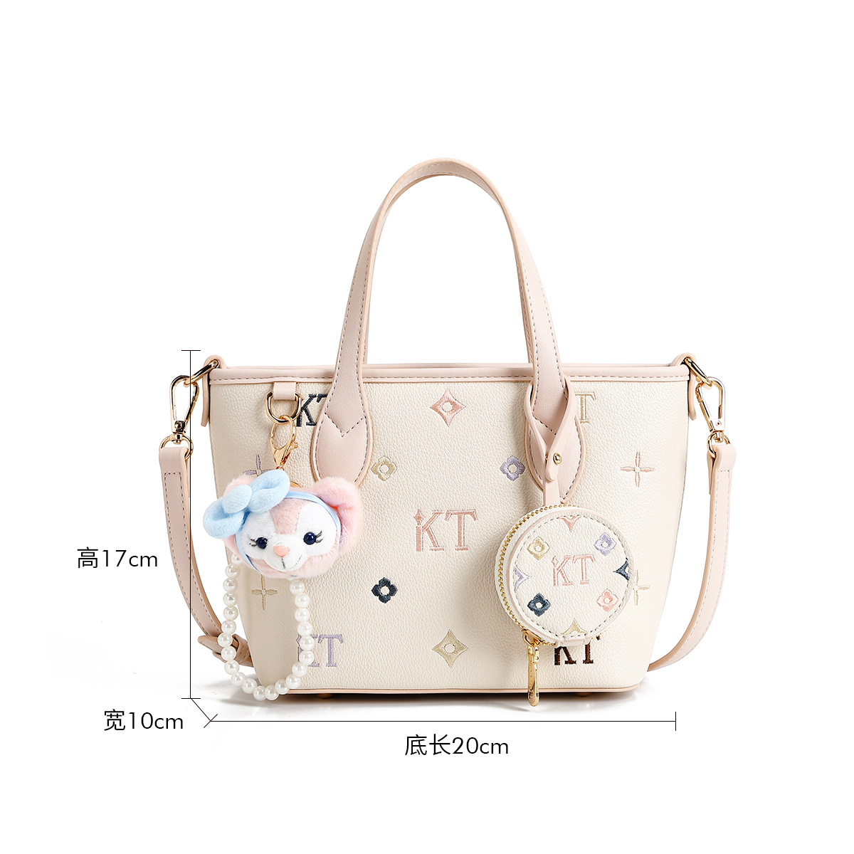 Cow Kitty Designer Tote Large Capacity Shoulder Women Cute Printed Bucket Bag for Shopping Commuting and Everyday Use 1100368158