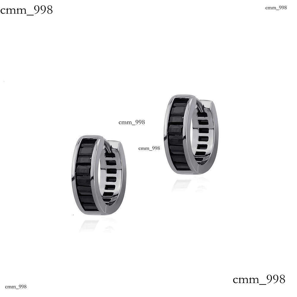 New Square Dia Elegant Simple High-end Sense Ear Buckle Geometric Earrings for Women Hoop