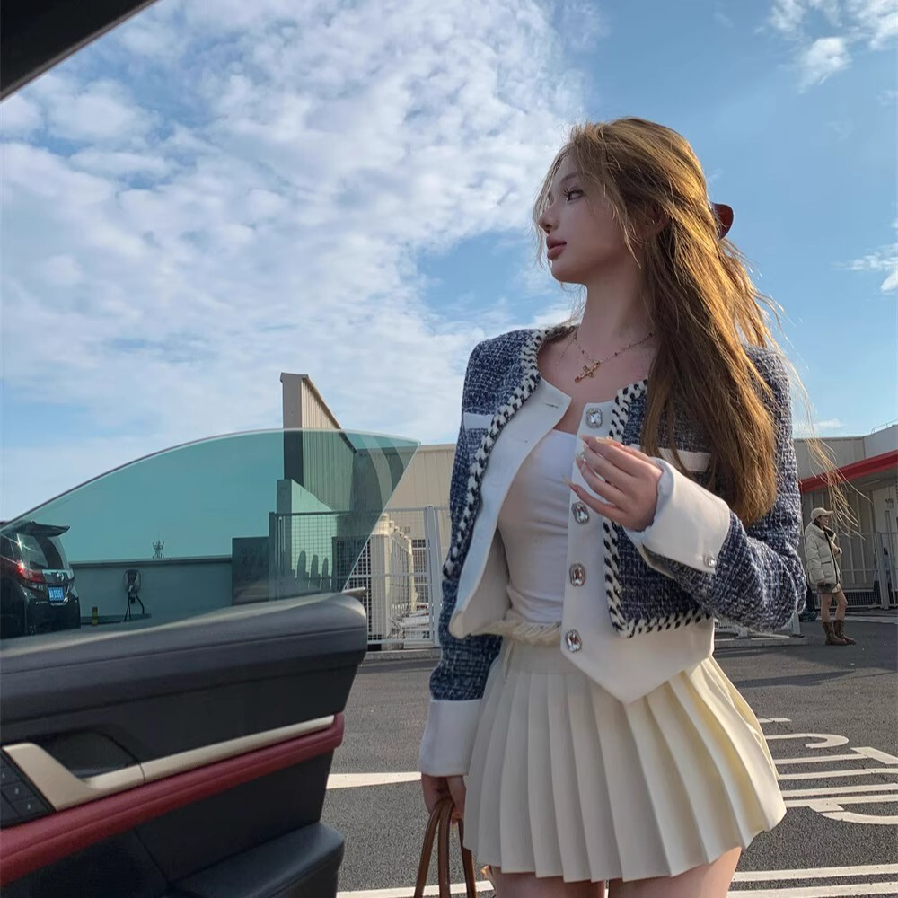 2025 autumn designer jacket new top rich women's jacket autumn fashion and winter new high-end luxury small social short top