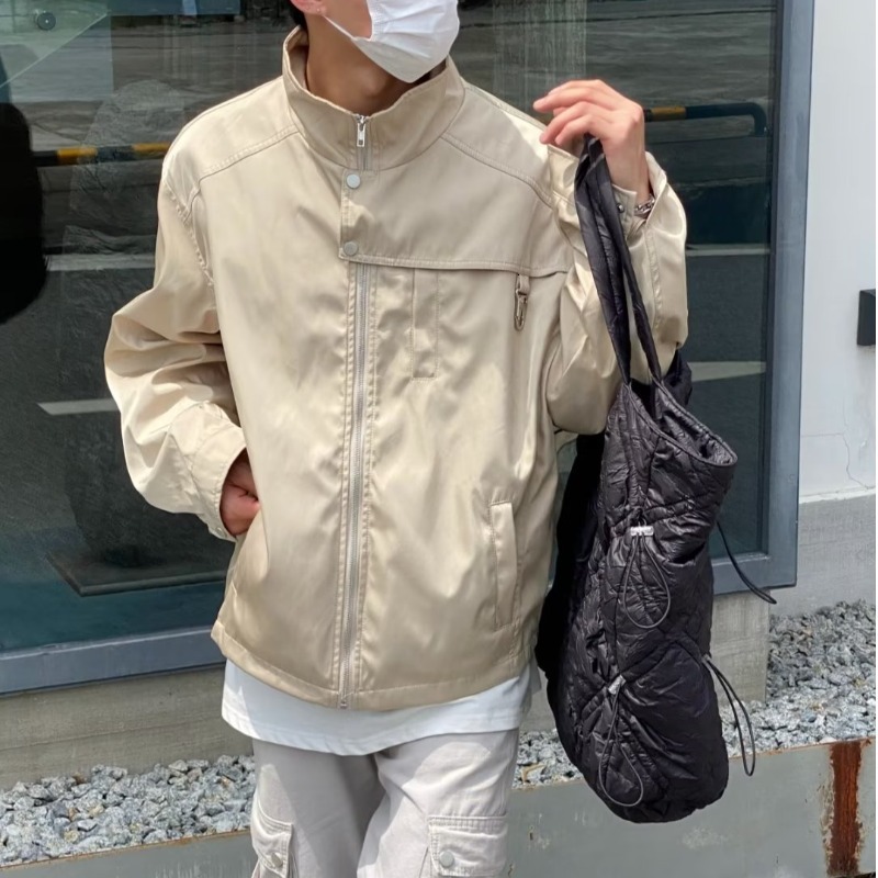 Spring And Autumn New Niche Design High Designer Jacket Street Jacket Japanese Jacket Men Style Men's Loose Trendy Brand High-end Casual Jacket Stylish