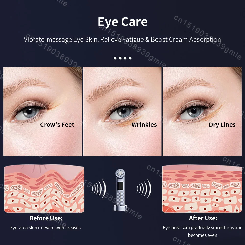 EMS Micro Current Electric Face Massager Firming Facial Massage Introduction Instrument Face Eye Skin Care Tool Household 251010