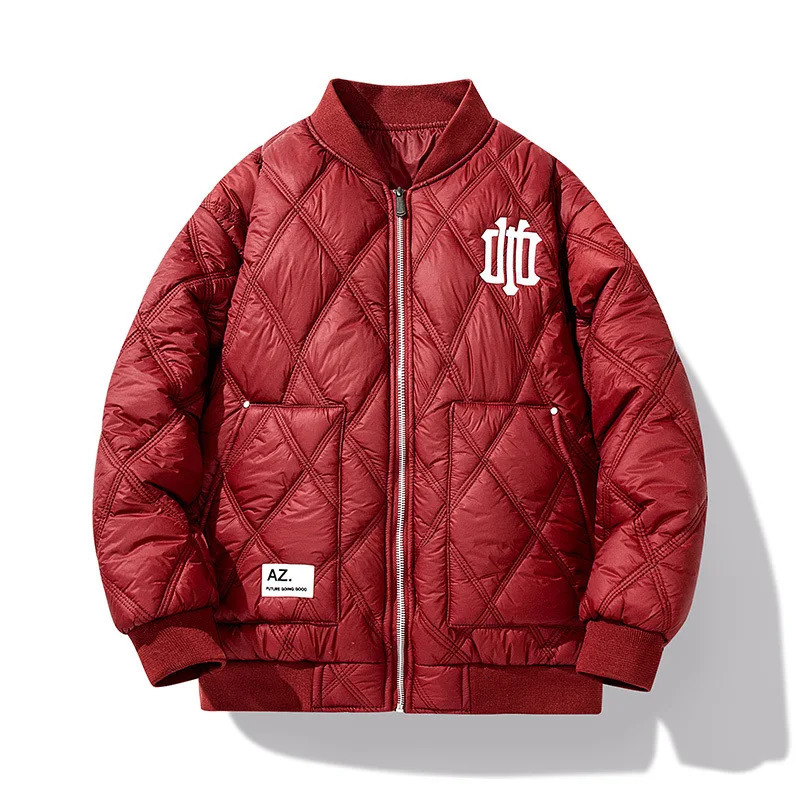 Winter mens cotton jacket standup collar baseball jacket mens cotton jacket 251011