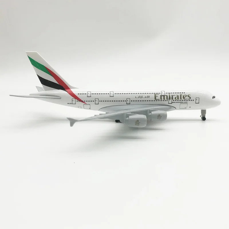 JASON TUTU 20CM United Arab Emirates Airline airbus A380 Plane Airplane Model Aircraft Model Diecast Metal Planes Collect Gifts 251011