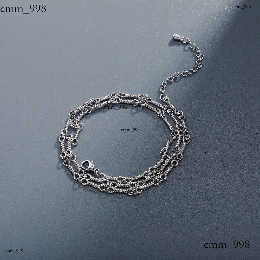 INS Style Fashion Women Alloy Material Bone Cross Necklace Choker Layered Personality Hip Hop Chain