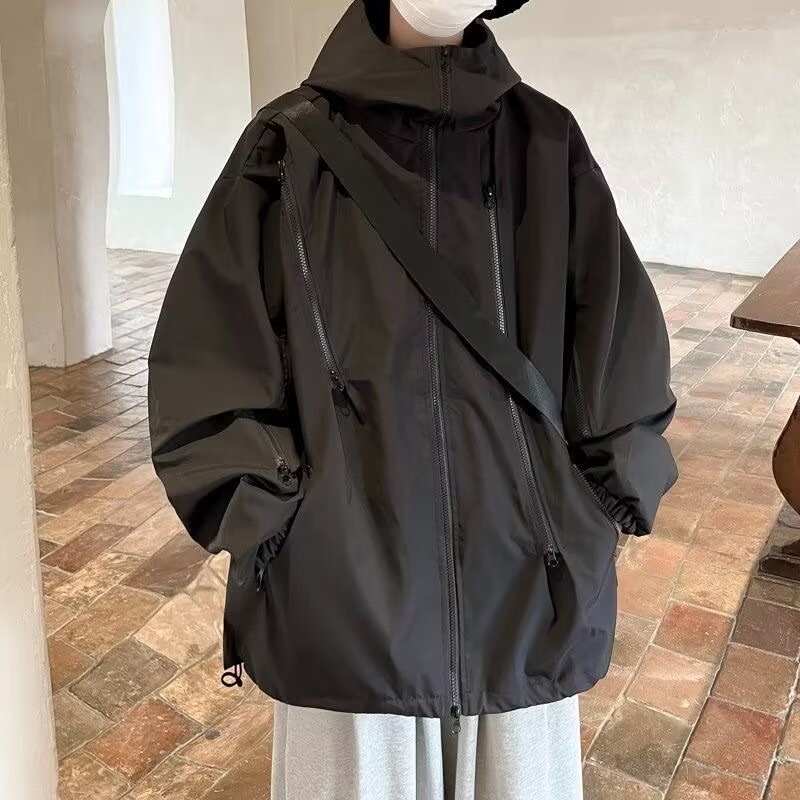 Designer Jacket Black Jacket Men Warrior High Street Vibe Jacket Skill American Oversize Jacket Men Spring Autumn Three-in-one Workwear Jacket