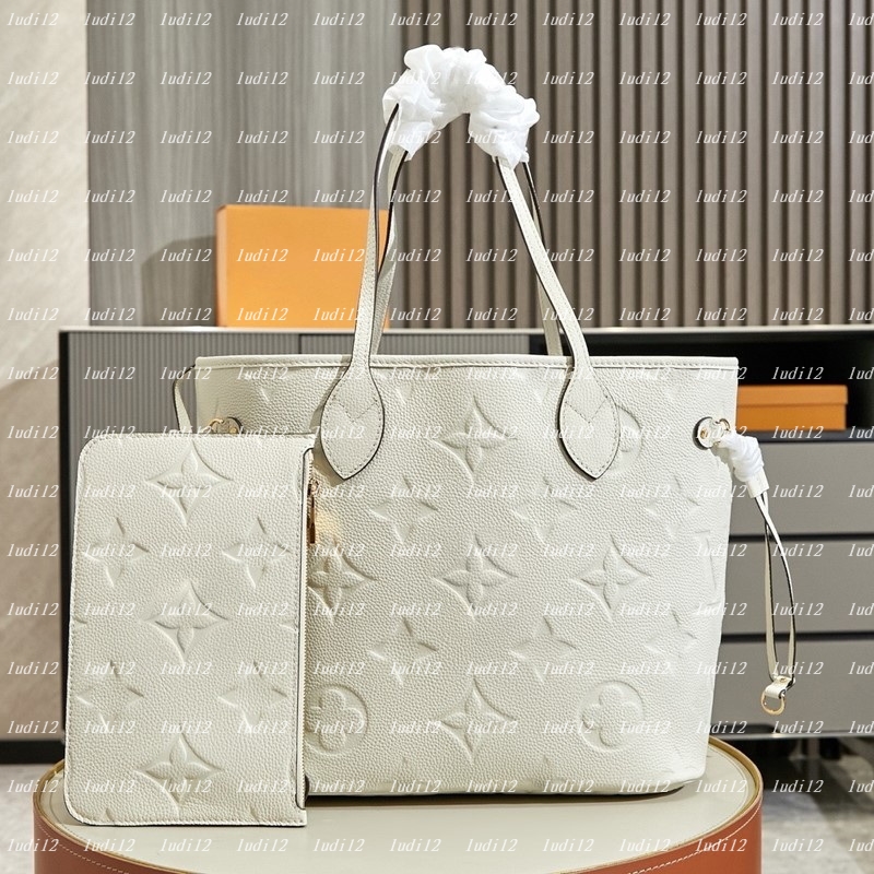 10a must have neverfulltote Double Up Bag Womens crossbody shoulder bag designer handbag Luxury shopping bag 2PCs wallet mirror quality tote Composite Bag