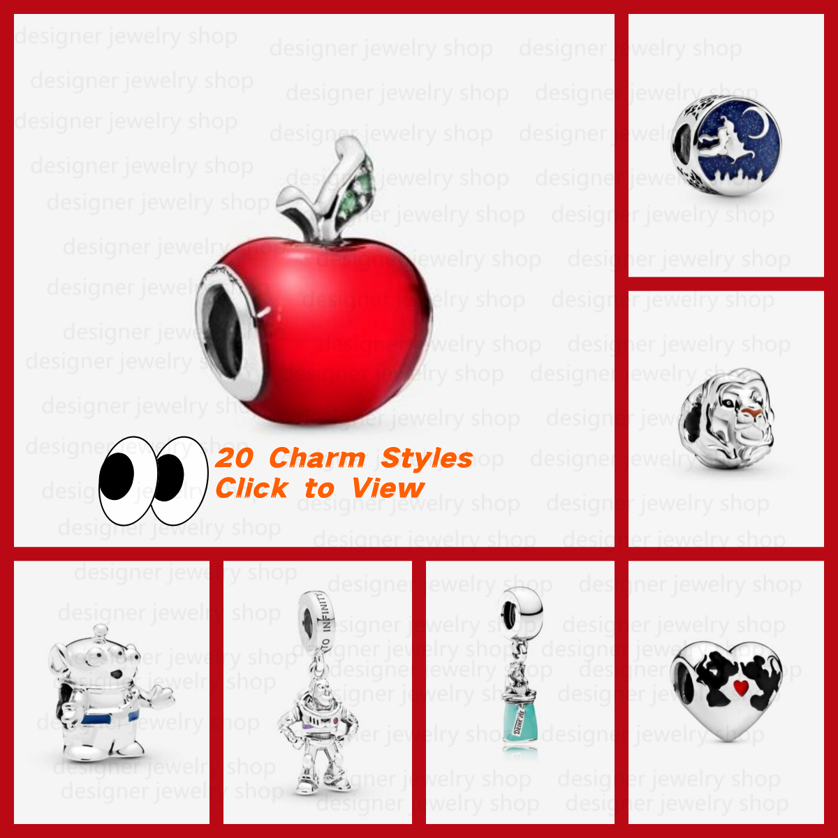 Charms Bracelet Charm:classic Dumbo Charm Suitable for Women's Bracelet DIY Charm Christmas Valentine's Day Charm