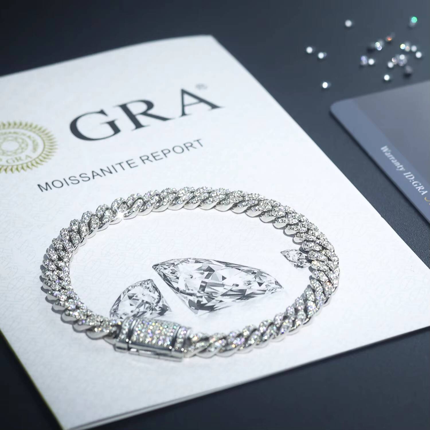 6mm20mm Pass Diamond Tester 925 Sterling Silver Full Vvs Moissanite Iced Out Cuban Link Anklet Bangle Bracelet for Men Women