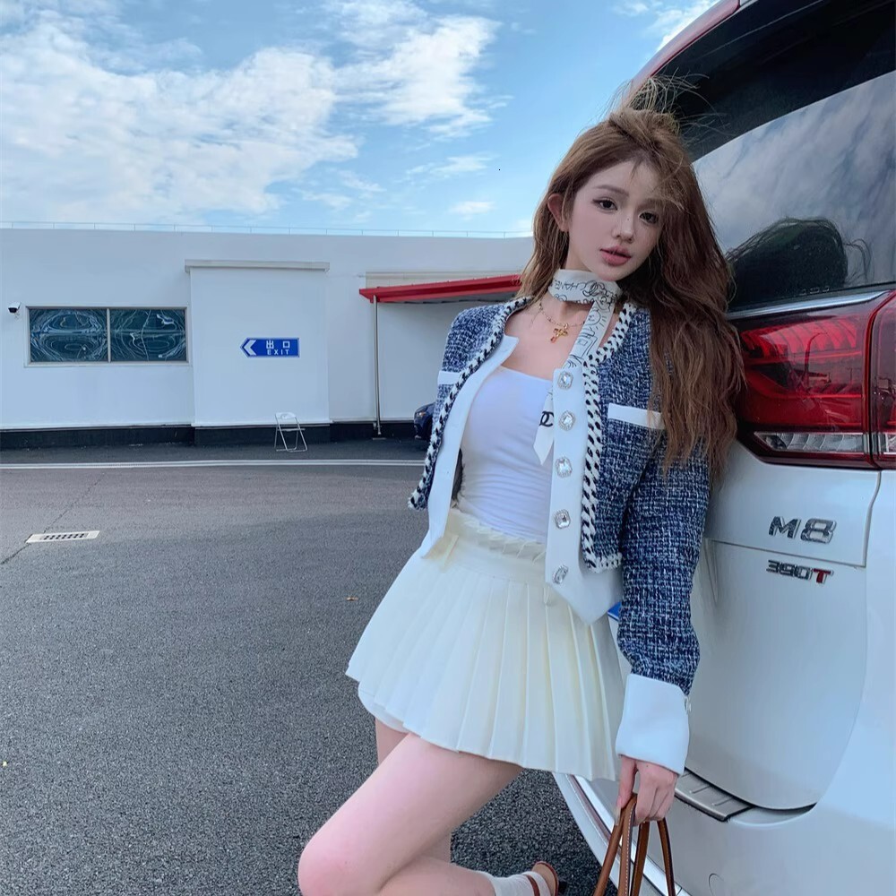 2025 autumn designer jacket new top rich women's jacket autumn fashion and winter new high-end luxury small social short top