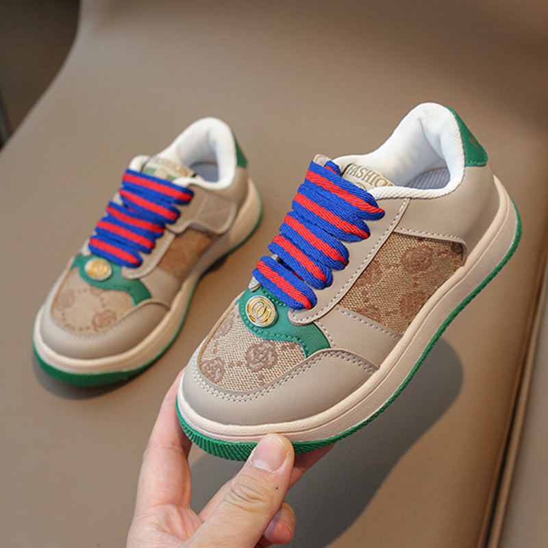 Kids Sports Shoes Children's Skateboard Shoes Boys Fashion Casual Toddlers Sneakers Littlesprouts For Girls Sizes US6C-US4Y L01039