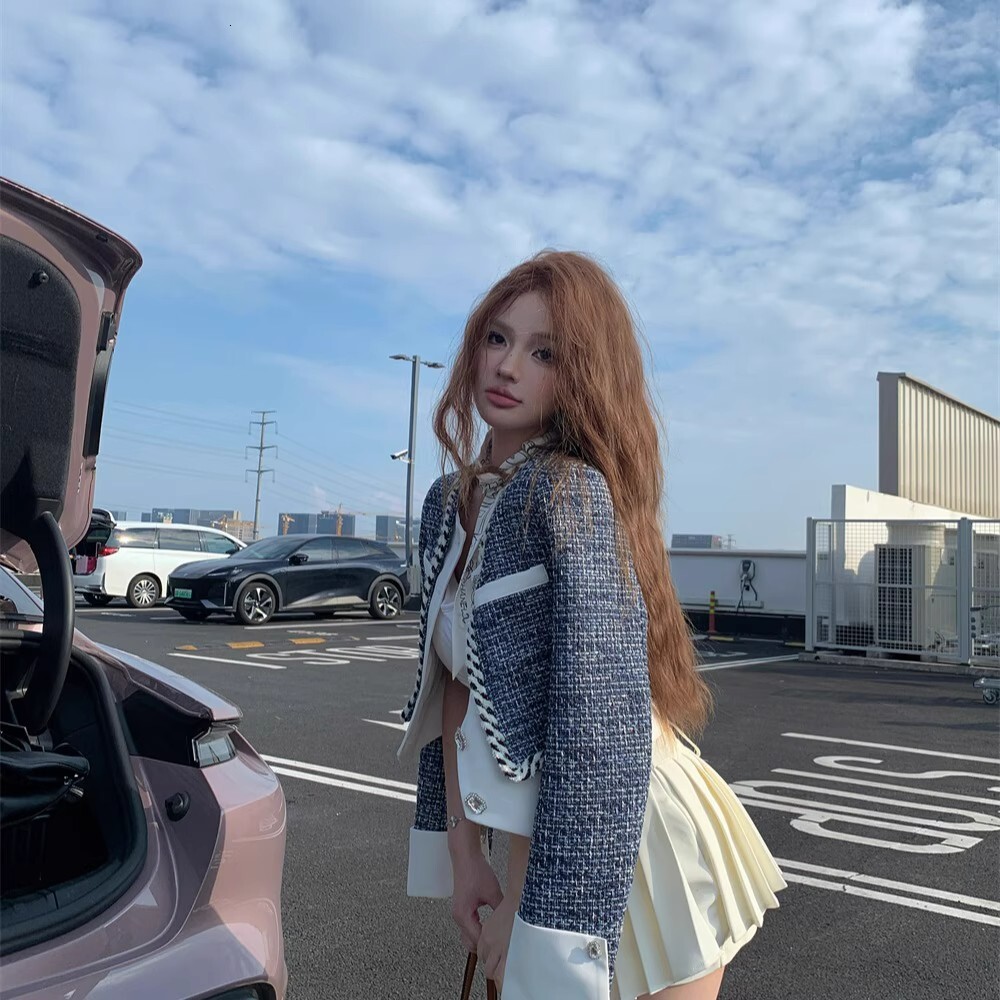 2025 autumn designer jacket new top rich women's jacket autumn fashion and winter new high-end luxury small social short top