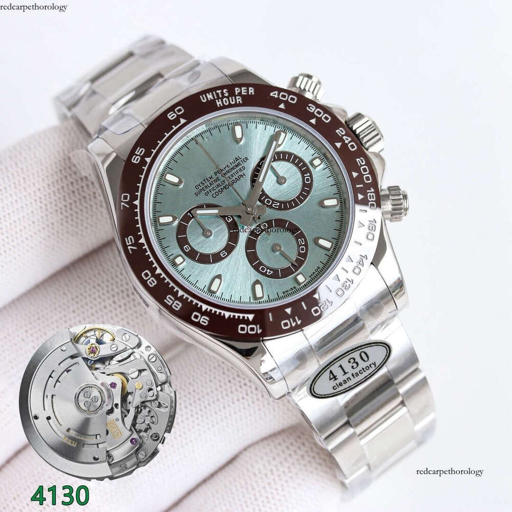 box mens watch designer automatic Cal.4130 mechanical watch 41mm all stainless 904 steel sapphire luminous watch waterproof highquality luxury watch