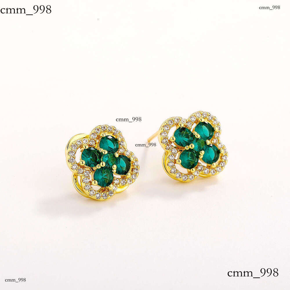 Chunhe Jingming Exquisite Earrings French Classic Fashion High-end Sense Jewelry Sterling Silver Zircon Temperament Trendy Cool Ear Hoops