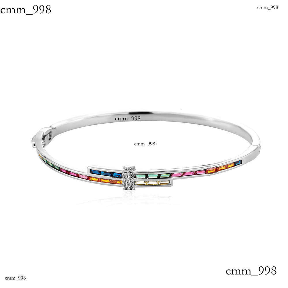 Colorful Full Dia Star Trendy Design Sense Unisex Bracelet Ins Style Jewelry Accessories