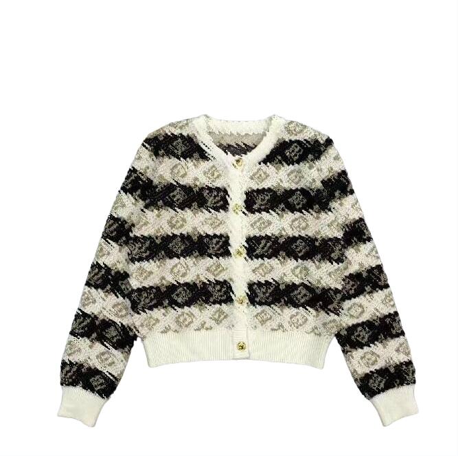 luxury sweaters womens long sleeve red white black cardigan knitwear designer sweater women clothing