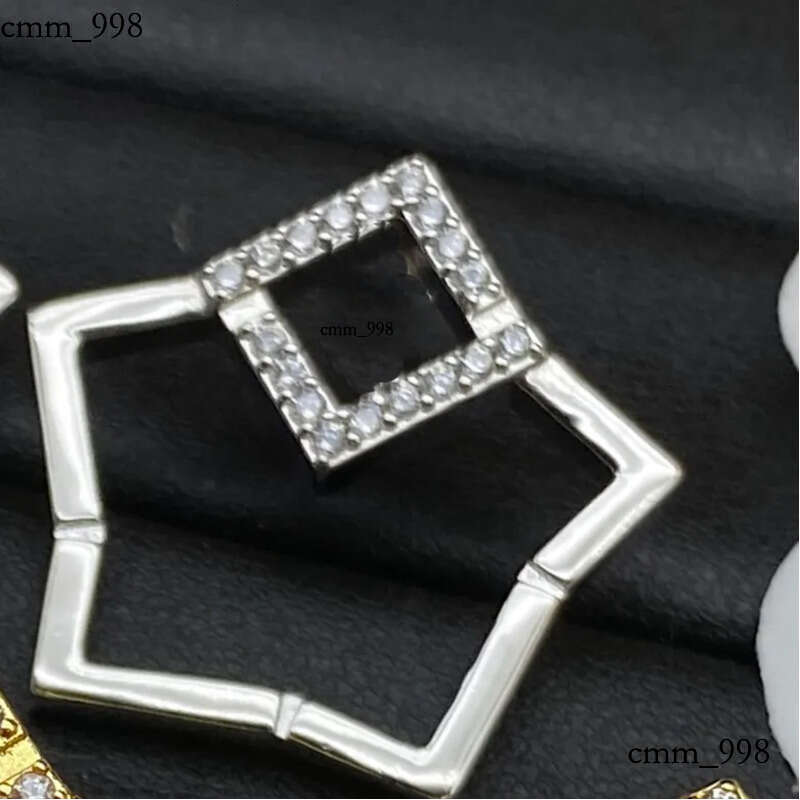 Designers Dia Stud Earrings Exquisite Ladies Letter Studs Earring Womens 14K Gold Sliver Earing Fashion Social Party Jewelry BSD2407042