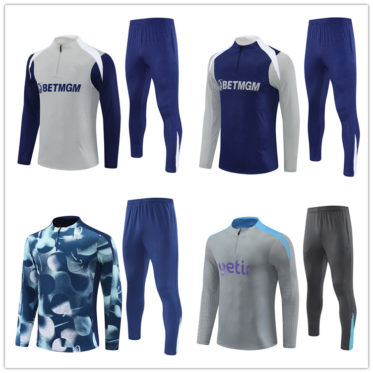 2025 2026 spures tracksuits football Adult training suit 25 26 spures soccertracksuit Tottenham soccer jogging kit chandal futbol survetement foot sets men kids