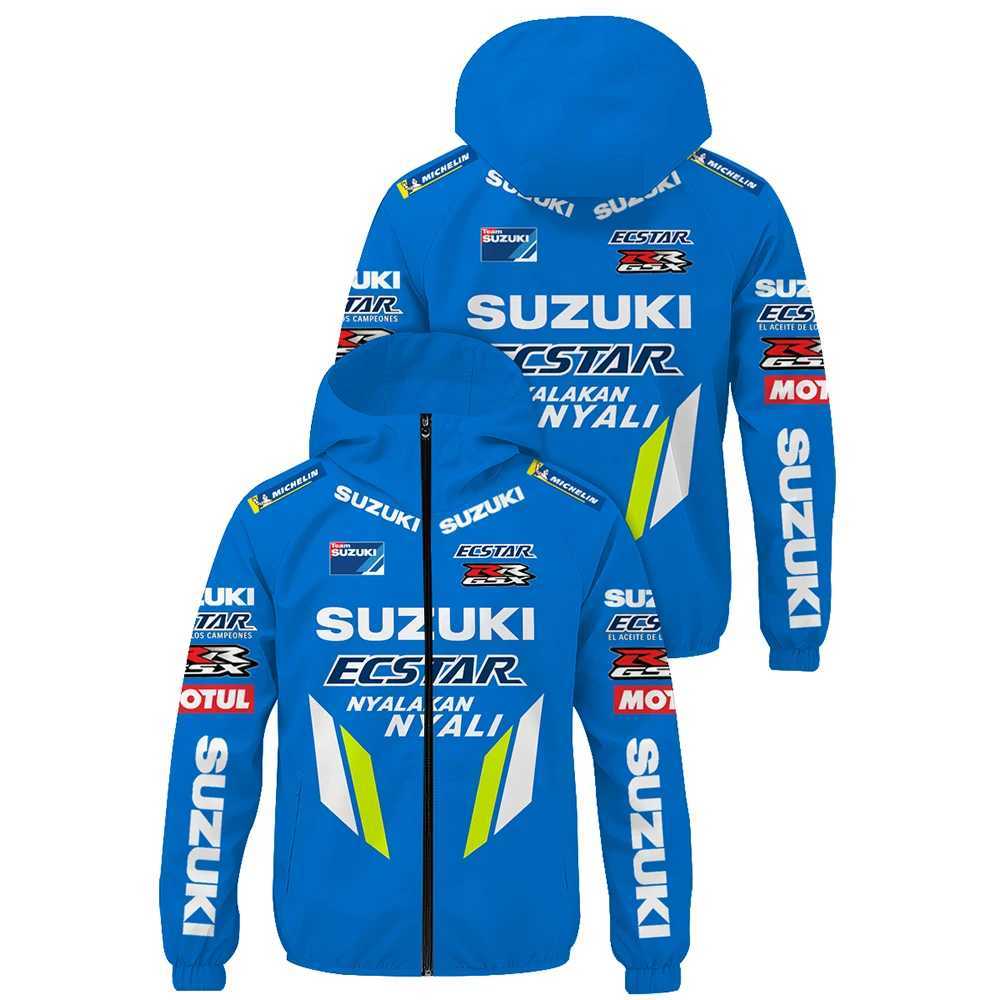 Suzuki Racing Jacket Motorcycle Jacket Suzuka Endurance Race Sun Protection Jacket Outdoor Cycling Race Jacket Mens Coat H251011