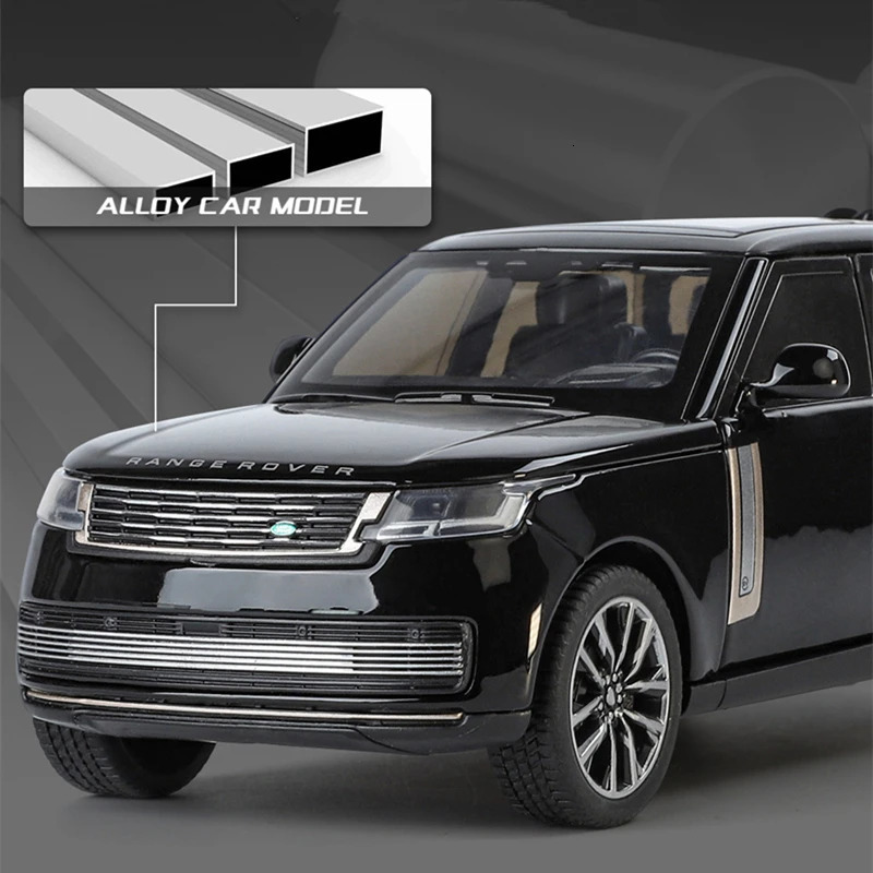 132 Land Range Rover SV SUV Alloy Car Model Diecasts Metal Offroad Vehicles Car Model Sound and Light Simulation Kids Toy Gift 251011