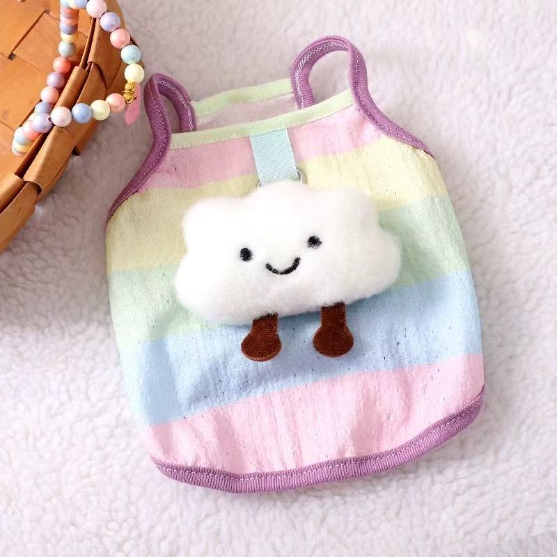 T1592 Yorkshire Terrier Clothes Ultra Small Autumn Puppy Autumn High Value Outing Maltese West Highlands Leash Ring